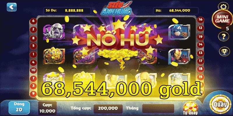 Trò chơi slot Bally có tỷ lệ RTP cao